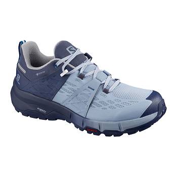 Salomon ODYSSEY GTX W - Modre Turistické Topánky Damske, S0054SK